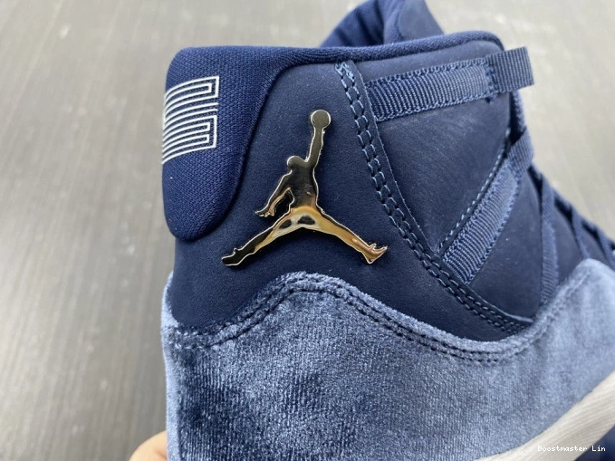 Boostmaster lin Navy Velvet AR0715-441 Midnight WMNS Jordan Air 11 0709